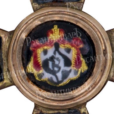 Знак ордена Святого Равноапостольного Князя Владимира 4 - й ст за 25 лет службы. Капитульный. Золото.