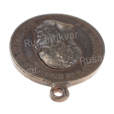 Медаль "В память коронования Императора Александра III". Частник.