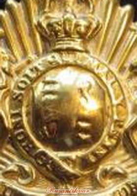 Royal Regiment of1 Artillery ORs Albert Shako Badge 1846-155.jpg