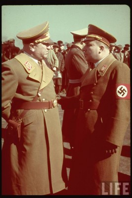Robert Ley (L) and Martin Bormann at the launching of the battleship Tirpitz in Wilhelmshaven.jpg