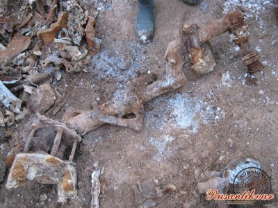 12. Стойка шасси истребителя Як-1..jpg