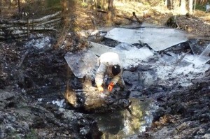 2. Поиск номеров мотора бомбардировщика в ноябре 2014 года..JPG