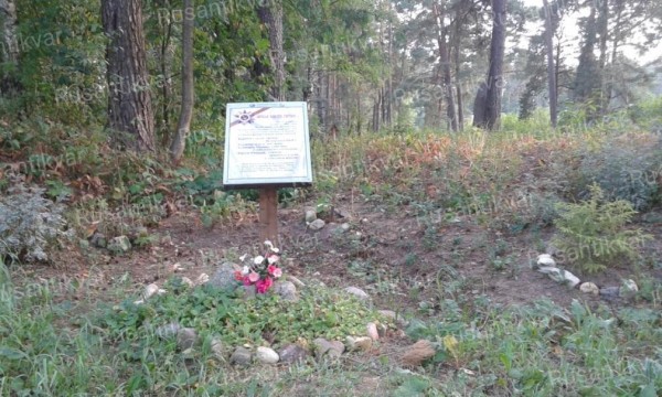 14.Место, где в 2011 году были найдены останки четверых партизан..jpg
