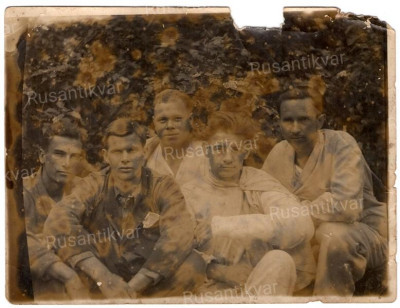 15.Лейтенант В. Сафонов - второй справа, в госпитале Свердловска. Июль-сентябрь 1943 год.jpg