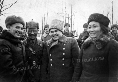 Монгольская делегация на Брянском фронте..jpeg