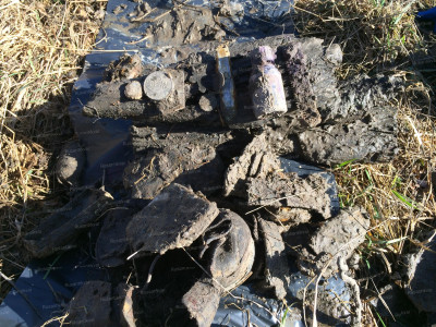 2.Личные вещи и медаль рядового Колосова.JPG