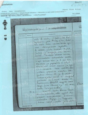 5. Журнал боевых действий 3-го батальона. Цифровой военный архив Финляндии (Digitaaliarkisto). .JPG