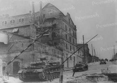 11. 29-линия. Немецкие танки движутся к переправе через Дон на Зеленый остров. Ноябрь 1941 года.jpg