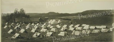 Вид палаток,в которых располагались юнкера во время летних учений.jpeg