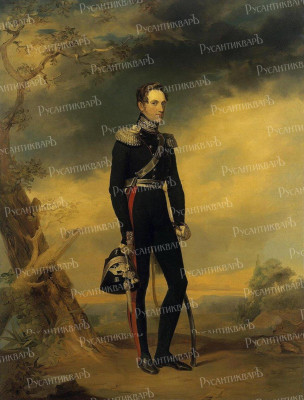 Портрет великого князя Николая Павловича. 1821. Картина Джордж Доу.jpg