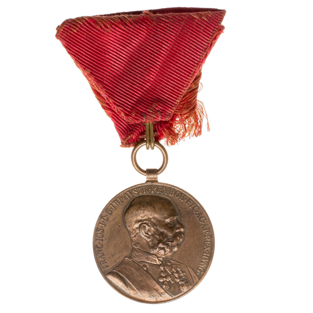 Австро - Венгрия . Медаль "50 - летие правления Императора Франца Иосифа I (1848 - 1916 гг)".