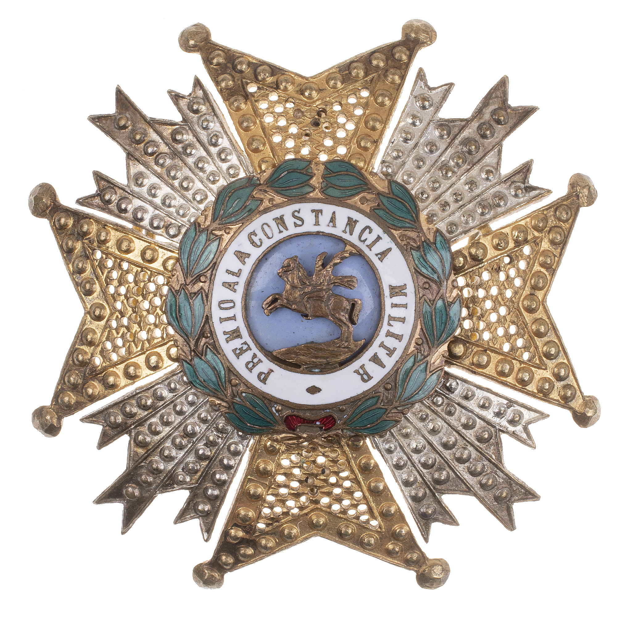 Испания. Орден "Святого Эрменегильдо" 2 степень. Офицер. 1944 - 1975 гг.