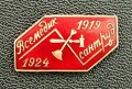 Знак "ВСЕМЕДИК САНТРУД.1919-1924"