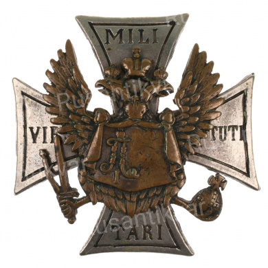 Знак 3-й горной артиллерийской батареи 1-го Финляндского стрелкового артиллерийского дивизиона для нижних чинов.
