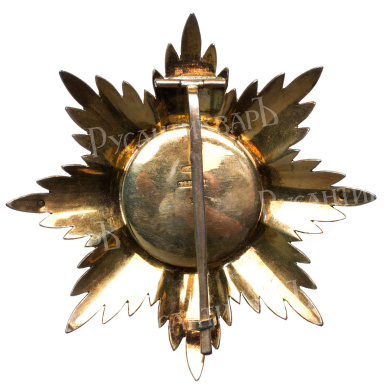 Комплект знаков ордена Св. Станислава 2 - й ст (Крест, Звезда, лента, коробка, грамота) на Полковника Фридриха фон Штоля.